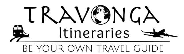 Travonga.com Travel Itineraries and Attraction Guides - Logo and Site Banner for Desktop and Tablet